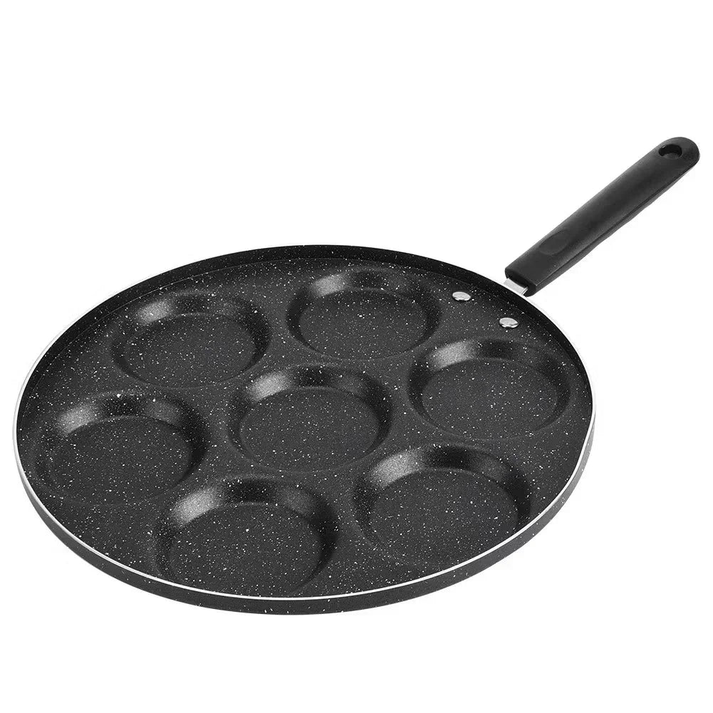 Frigideira Antiaderente 7 Furos para Ovos e Omeletes