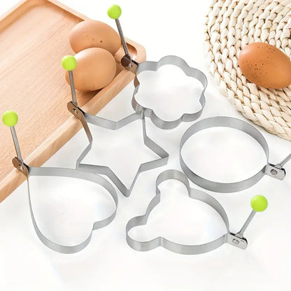 Kit 5 Forminhas - Molde Forma Omeleteira Para Panqueca Ovo Frito e Biscoitos - Entrega Grátis