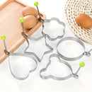 Kit com 5 forminhas para omelete, panqueca e ovos