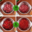 Triturador elétrico de carnes e legumes com um toque