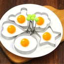 Kit com 5 forminhas para omelete, panqueca e ovos