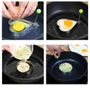 Kit com 5 forminhas para omelete, panqueca e ovos