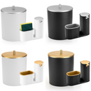 Kit lixeira de cozinha 5 L com dispenser