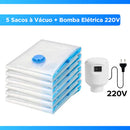 Kit de sacos a vácuo com bomba elétrica