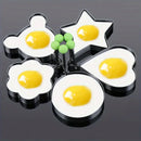Kit com 5 forminhas para omelete, panqueca e ovos