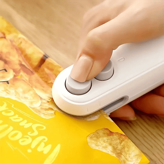 EasySeal - Mini Máquina Seladora de Plástico Recarregável - Entrega Grátis