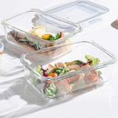 Conjunto com 5 potes herméticos de vidro 640 ml