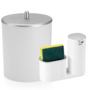 Kit lixeira de cozinha 5 L com dispenser
