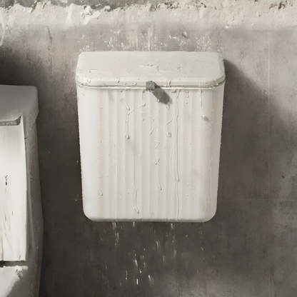 CleanFix - Lixeira de Cozinha Suspensa 9 Litros Com Tampa e Alça De Pendurar - Entrega Grátis