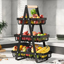 Fruteira de mesa aramada com 2 ou 3 andares