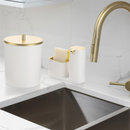 Kit lixeira de cozinha 5 L com dispenser