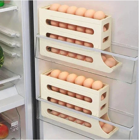 Porta Ovos 4 Andares com Dispenser – Até 30 Ovos