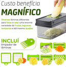 Cortador multifuncional de legumes, frutas e vegetais