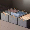 Caixas organizadoras dobráveis para roupas