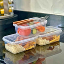 Kit com 10 marmitas com travas laterais