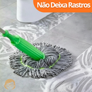 Esfregão giratório 2 em 1 com sistema de desidratação