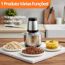Triturador elétrico de carnes e legumes com um toque