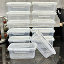 Kit com 10 marmitas com travas laterais