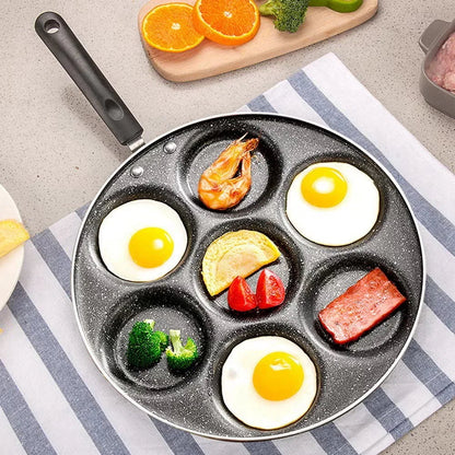 Frigideira Antiaderente 7 Furos para Ovos e Omeletes