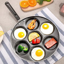 Frigideira antiaderente com 7 furos para ovos e omeletes