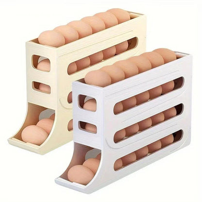 Porta Ovos 4 Andares com Dispenser – Até 30 Ovos