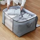 Caixa organizadora para roupas de cama com proteção contra poeira