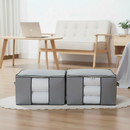 Caixa organizadora para roupas de cama com proteção contra poeira