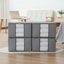 Caixa organizadora para roupas de cama com proteção contra poeira