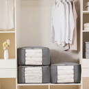 Caixa organizadora para roupas de cama com proteção contra poeira