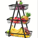 Fruteira de mesa aramada com 2 ou 3 andares