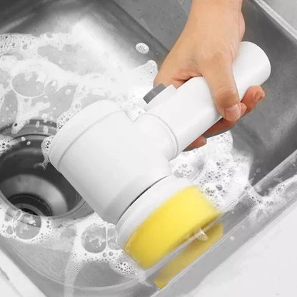 BrushClean - Escova de Limpeza 5 em 1 Sem Fio Prática - Entrega Grátis