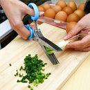 Tesoura multiuso de cozinha com 5 lâminas