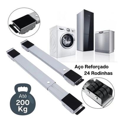 RodaMax – Suporte Deslizante com Rodinhas - Entrega Grátis
