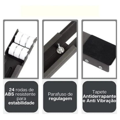 RodaMax – Suporte Deslizante com Rodinhas - Entrega Grátis