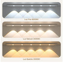 Lâmpada LED recarregável com 3 cores