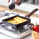 Frigideira japonesa antiaderente quadrada para omelete