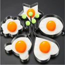 Kit com 5 forminhas para omelete, panqueca e ovos