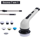 Escova elétrica de limpeza sem fio 7 em 1