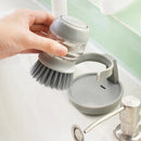 Escova lava-louça com dispenser de detergente