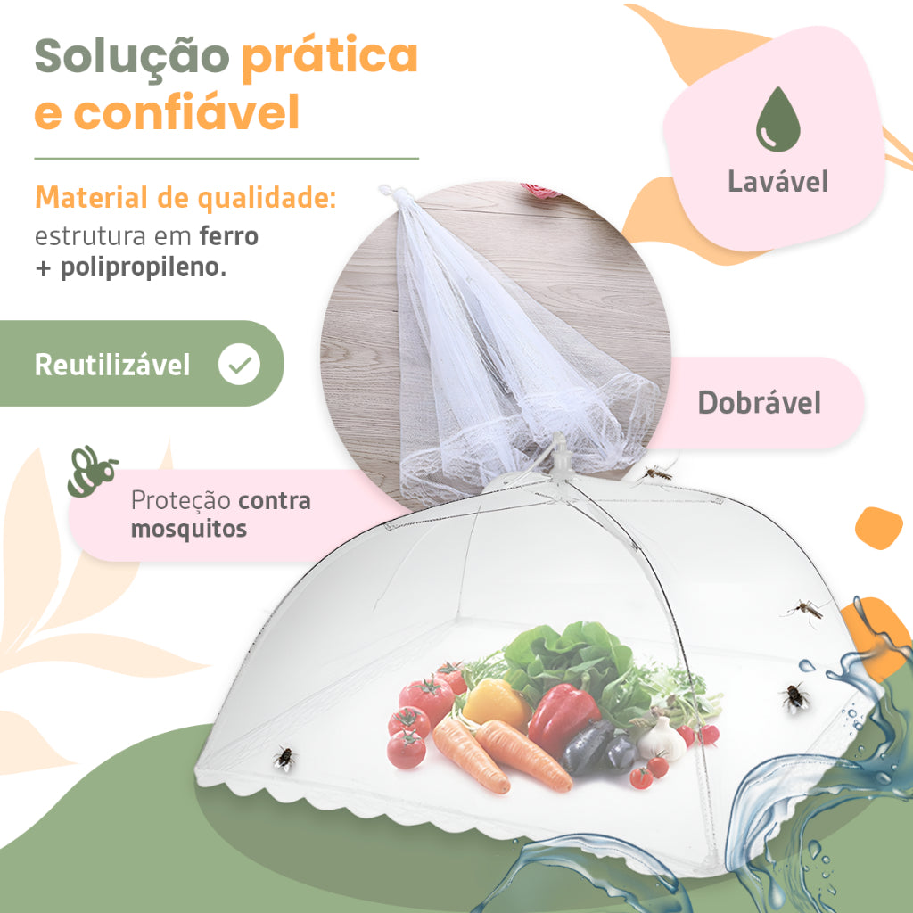 ProtectFy -  Tela Mosquiteiro Alimentos-Mosquiteiro Para Alimentos - Frete Grátis