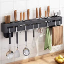 Porta-facas e utensílios de cozinha em ferro