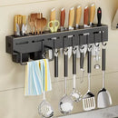 Porta-facas e utensílios de cozinha em ferro
