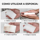 Esponja mágica de limpeza tira-manchas