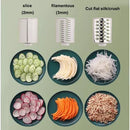 Cortador giratório de legumes com 3 lâminas