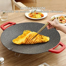 Grill elétrico antiaderente em pedra vulcânica