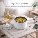 Panela elétrica 2 em 1 antiaderente com revestimento cerâmico