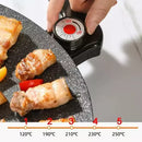 Grill elétrico antiaderente em pedra vulcânica