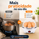 Cozedor de ovos elétrico portátil
