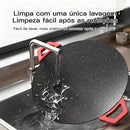 Grill elétrico antiaderente em pedra vulcânica