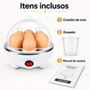 Cozedor de ovos elétrico portátil